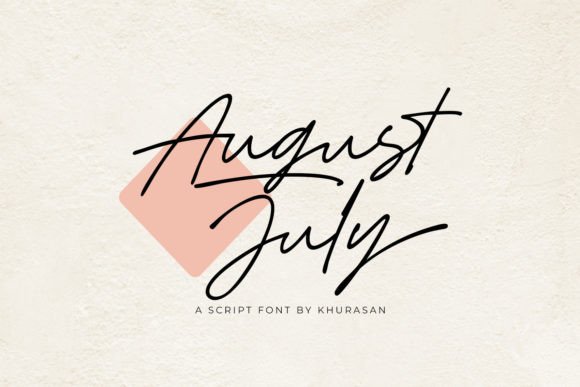 August July: A Modern Script for Creative Projects