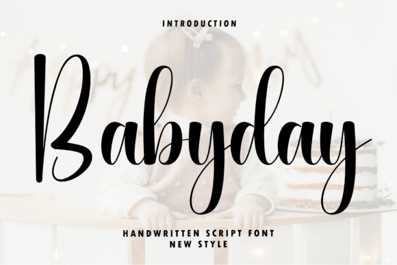 Babyday: Crafting Elegance with a Modern Handwritten Script