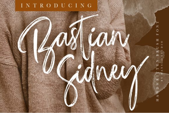 Bastian Sidney: A Brushed Script Font for Authentic Brands