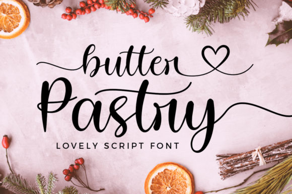 Butter Pastry: A Romantic Script for Modern Design