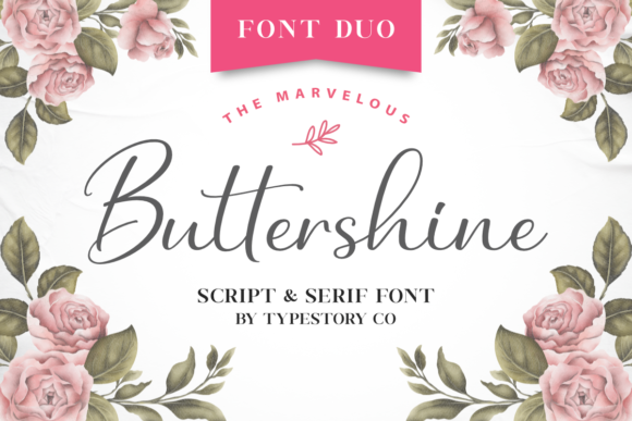 Buttershine: A Font Duo That Brings Warmth and Character to Your Work