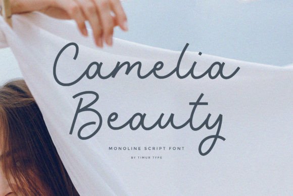 Camelia Beauty: A Script Font for Elegant Branding
