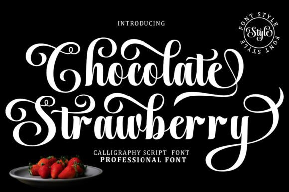 Chocolate Strawberry: A Sophisticated Script for Elegant Projects