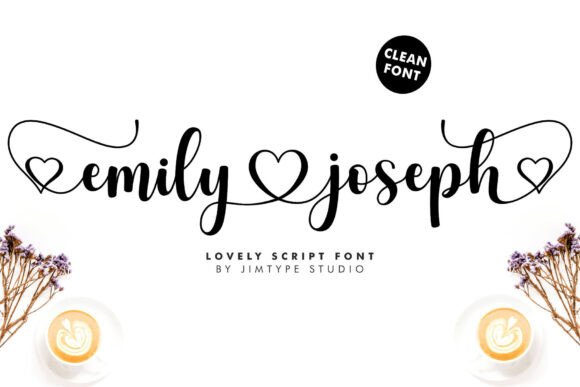 Fall in Love with Emily Joseph: A Font for Heartfelt Design