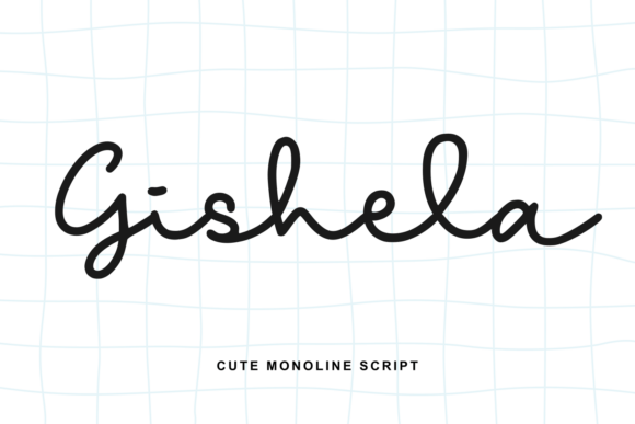 Gishela: The Signature Script Font for Authentic Branding