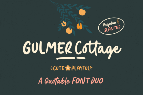 Gulmer Cottage Duo: A Font with Built-In Whimsy