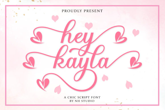 Hey Kayla: A Modern Script for Branding & Invitations