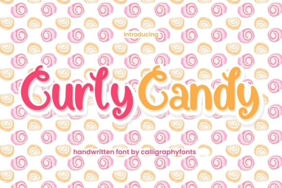 Infuse Your Designs with Sweetness: The Curly Candy Font