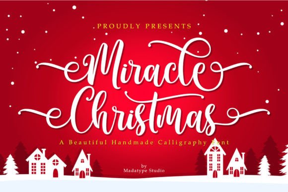 Miracle Christmas: A Hand-Drawn Script Font for Festive Designs
