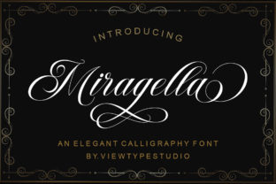 Miragella: The Modern Script Font for Elegant Design