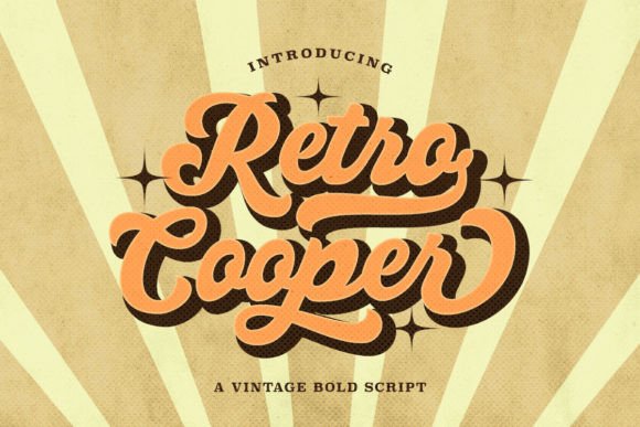 Retro Cooper: A Vintage Script for Bold, Nostalgic Design