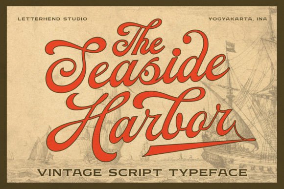 Seaside Harbor: A Vintage Script Font with Modern Soul
