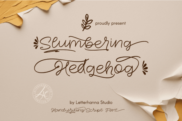 Slumbering Hedgehog: Your New Favorite Playful Script Font