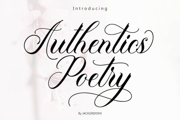 The Poetic Touch: Designing with Authenticspoetry