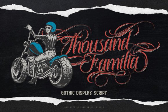 Thousand Familia: A Bold Script for Authentic Design